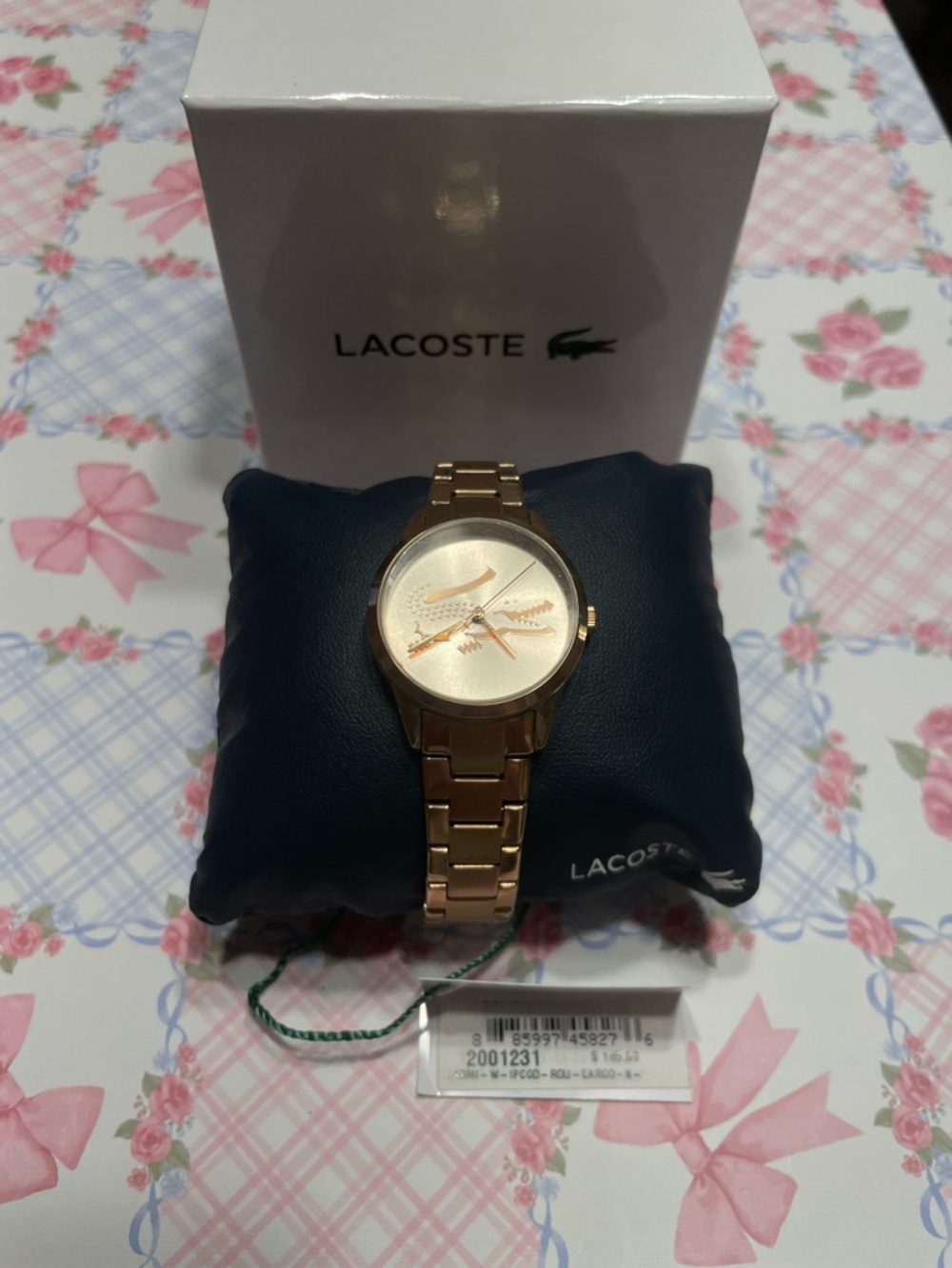 Lacoste Rose Gold Ladies Watch 2001231 - NWT